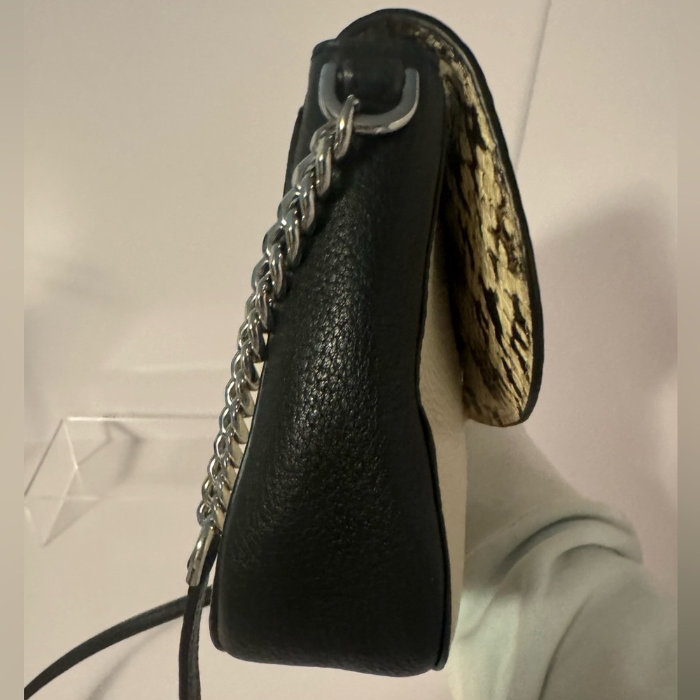 #201 Michael Michael Kors Python Half Dome Small … - image 15